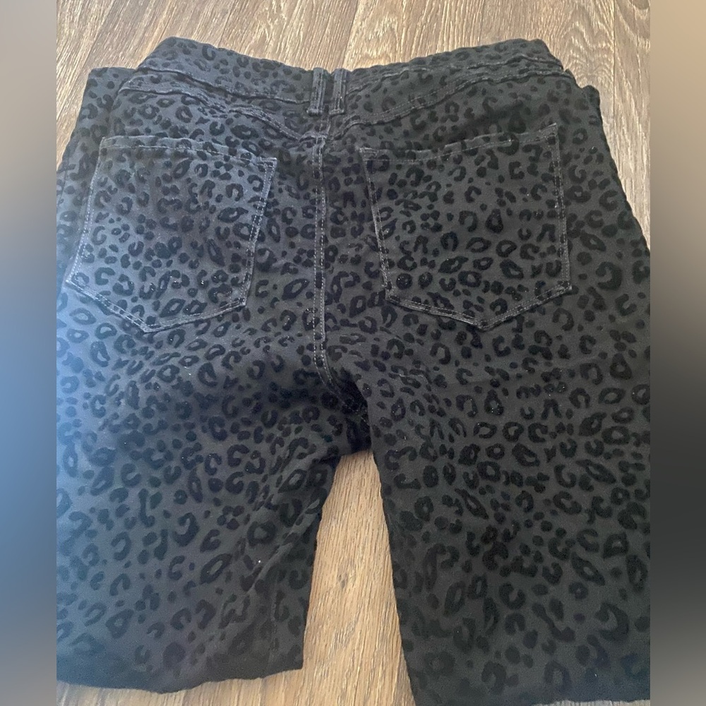 Cheetah print jeans